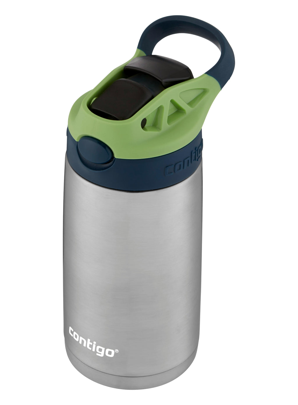 Contigo® Kids Straw Stainless Steel Water Bottle with AUTOSPOUT® Lid, 13oz
