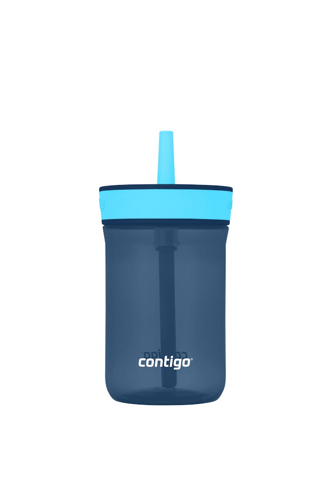 Kids’ Leighton Straw Tumbler with Spill-Proof Leak-Proof Lid, 14oz T2